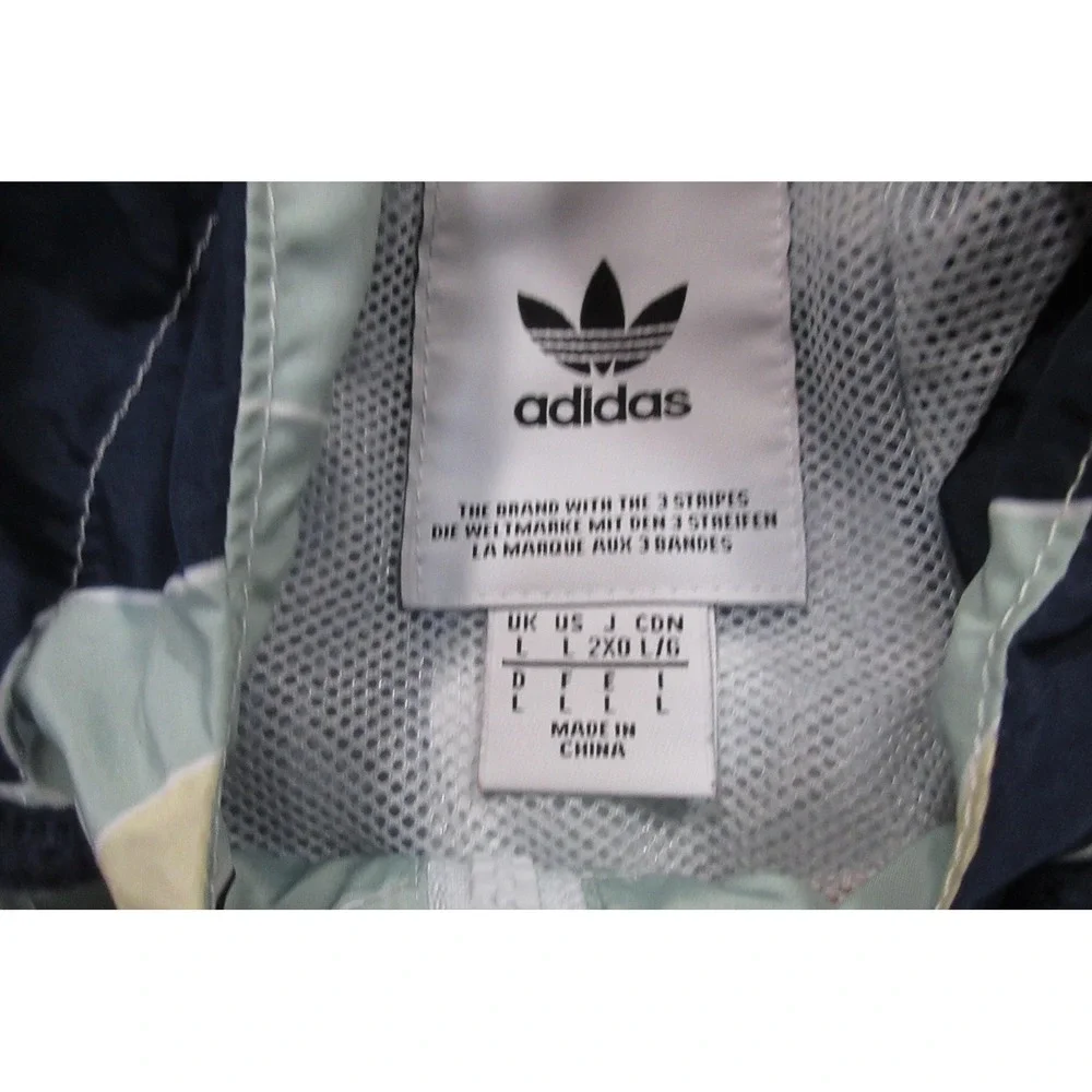 Adidas Originals‎ Jacket Mens Large Multicolor Camo Pastel HZA Windbreaker Rare